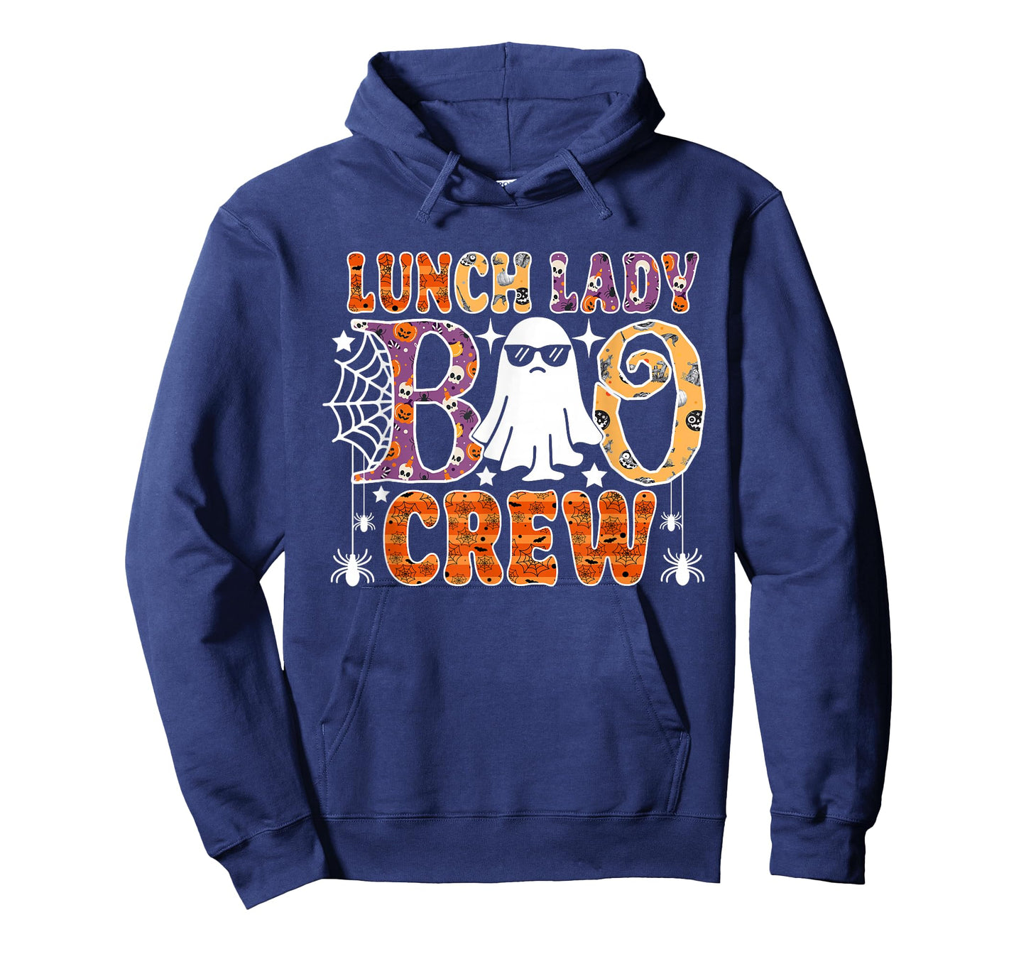 Lunch Lady Boo Crew Cute Ghost Halloween Costume T-Shirt