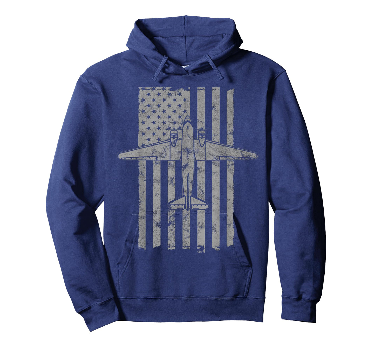 C-47 Skytrain WWII Transport Airplane Vintage Flag T-shirt T-Shirt
