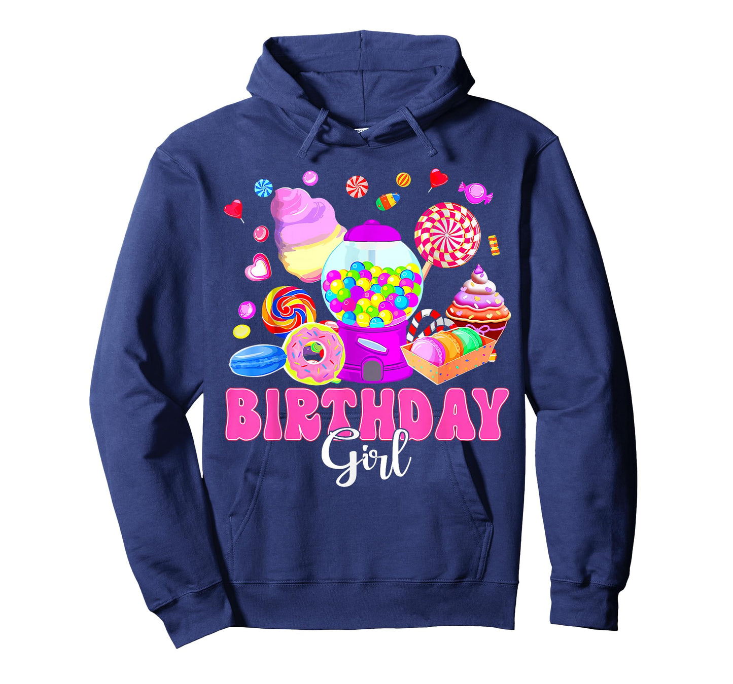 Birthday Girl Shirt Candy Birthday Party For Kids Girl T-Shirt