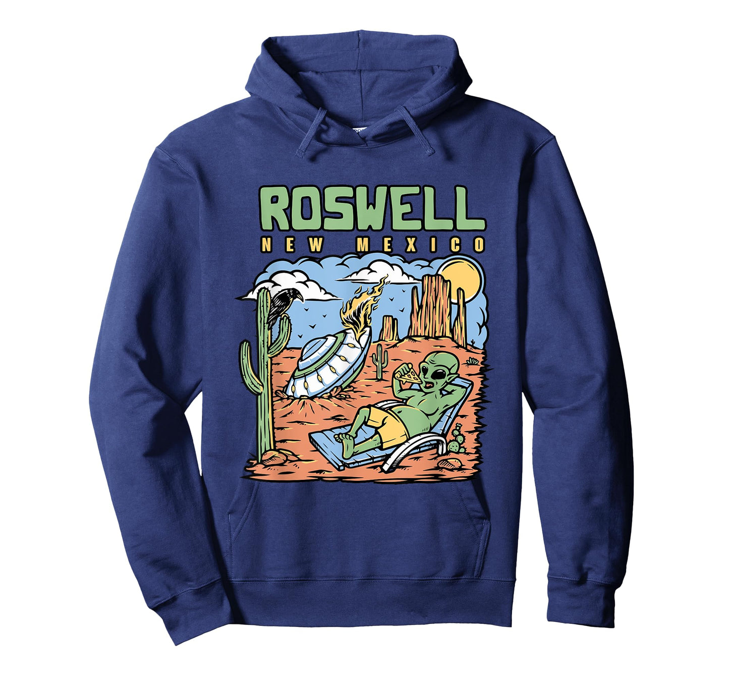 Funny Alien Vacation In Roswell New Mexico Desert T-Shirt
