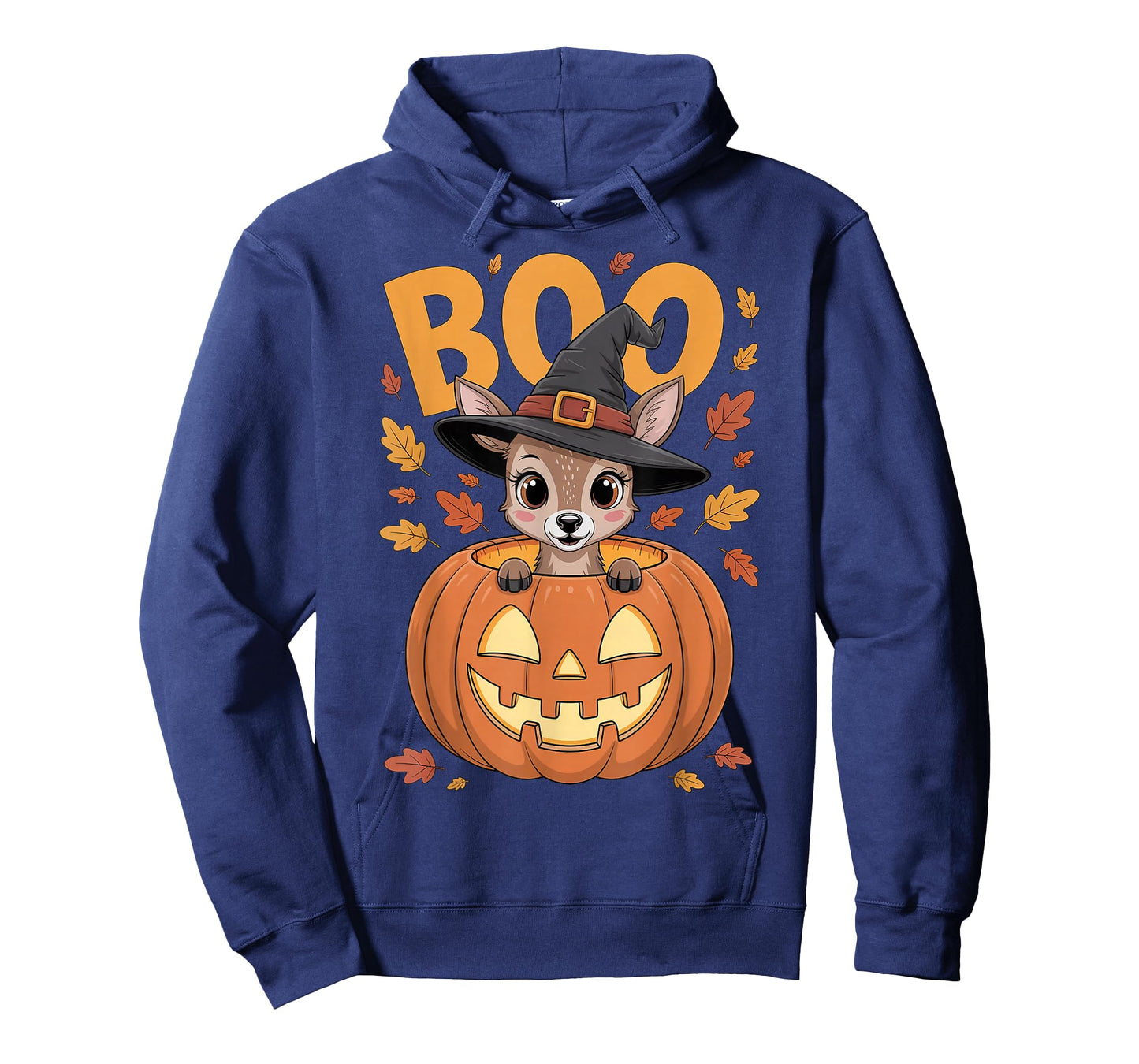 Deer Costume on Pumpkin Halloween Deer T-Shirt