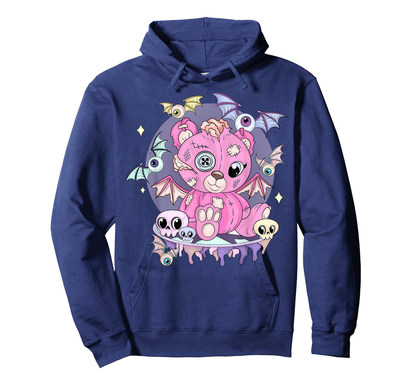 Pastel Goth Cute Creepy Teddy Bear Japanese Kawaii Menhera T-Shirt
