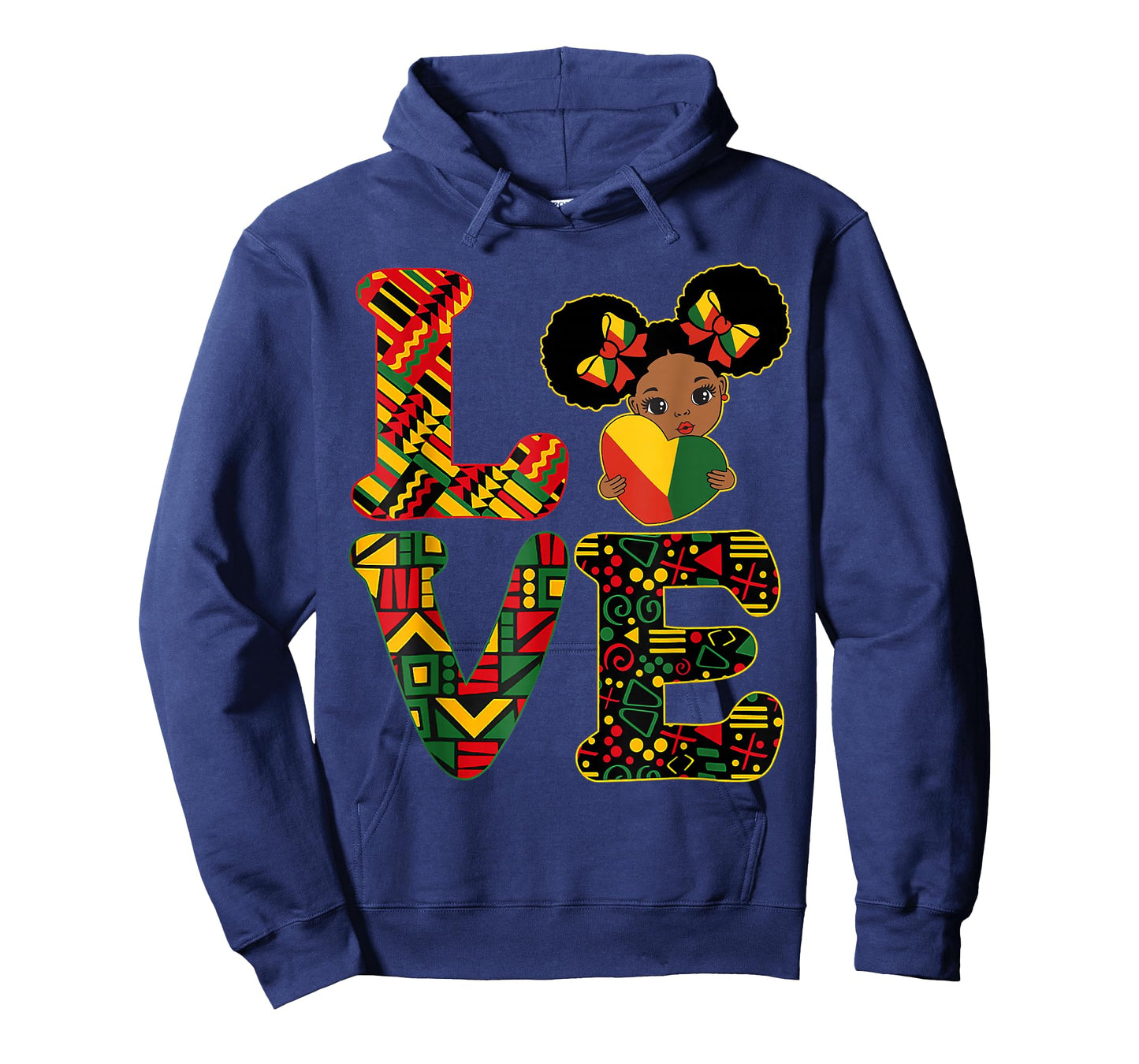 Love Black History Month Strong African Toddler Girls T-Shirt