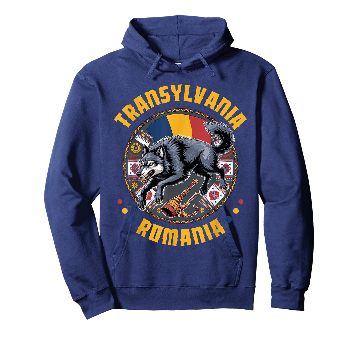 Transylvania Romania Wolf Romanian Flag Souvenir T-Shirt
