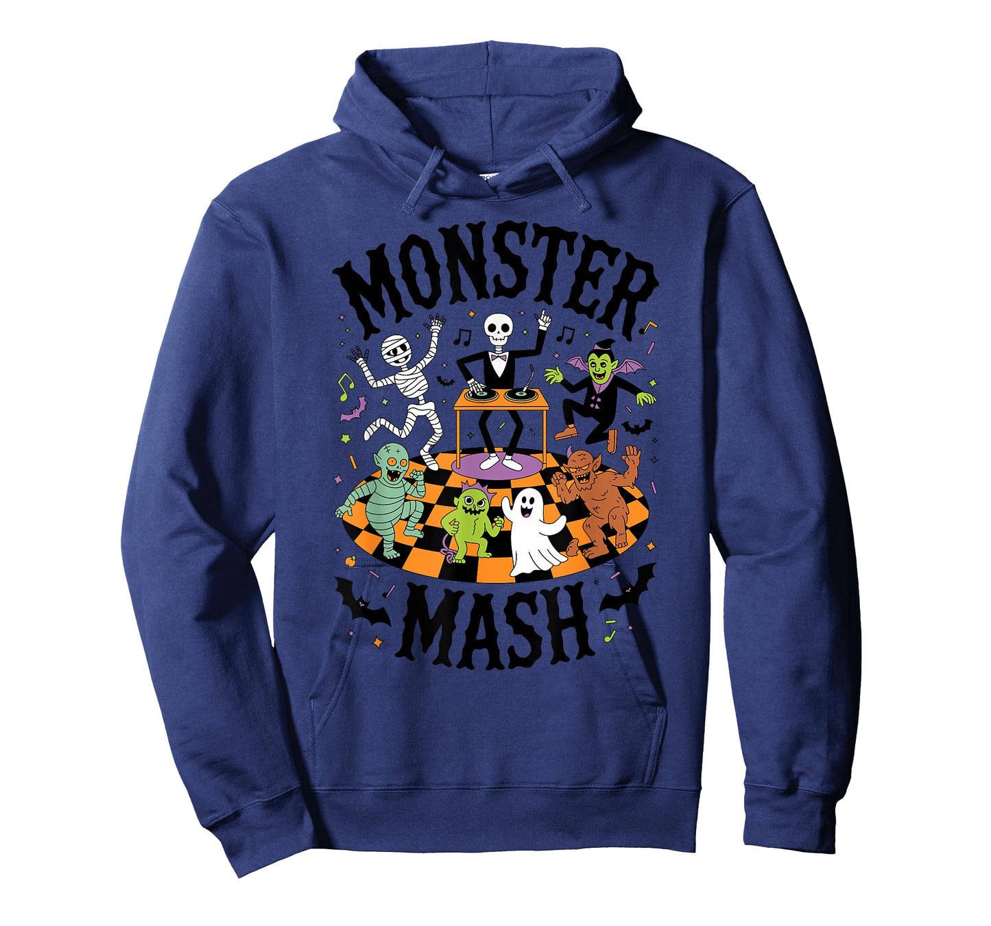 Monster Mash Halloween Party Dancing Monsters DJ Skeleton T-Shirt