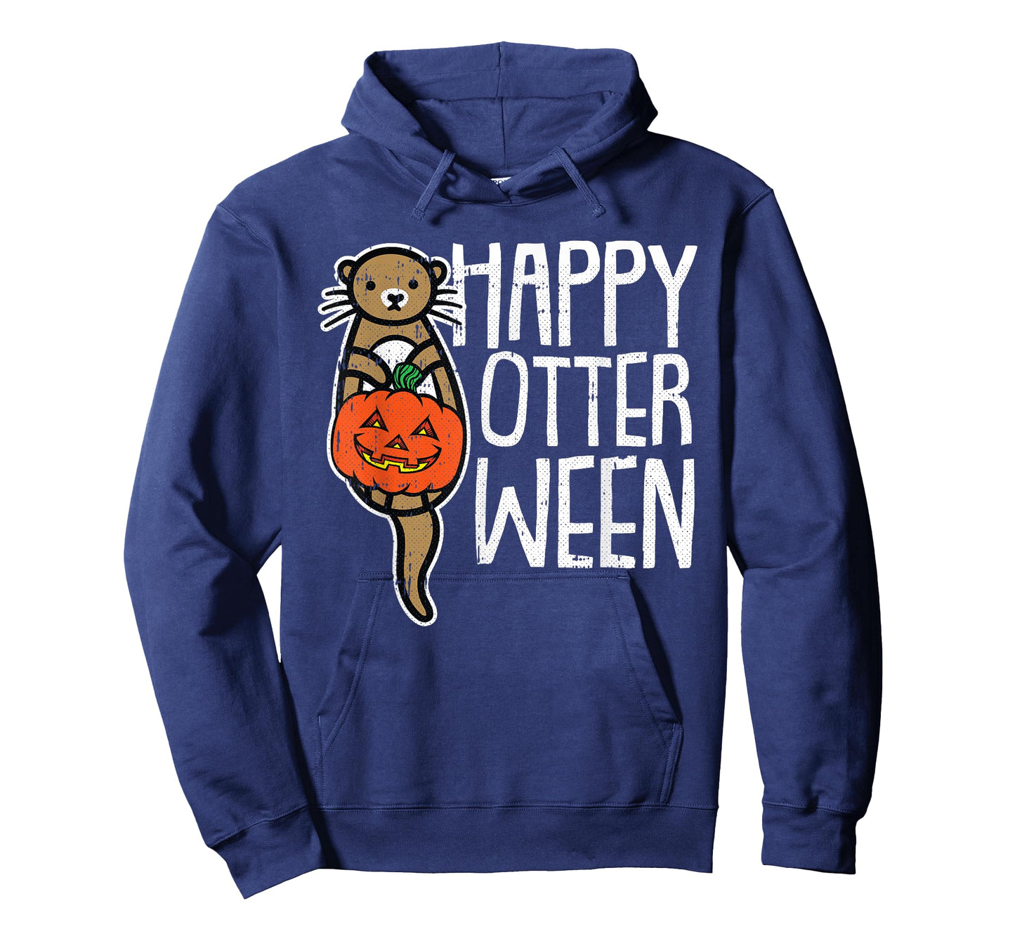 Happy Otter-Ween Lazy Halloween Costume Funny Animal Pun T-Shirt