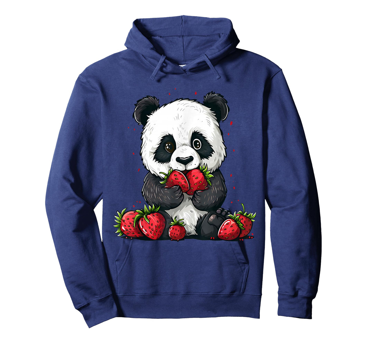 Strawberry Panda Bear Strawberries Cute Panda Bear Artwork T-Shirt