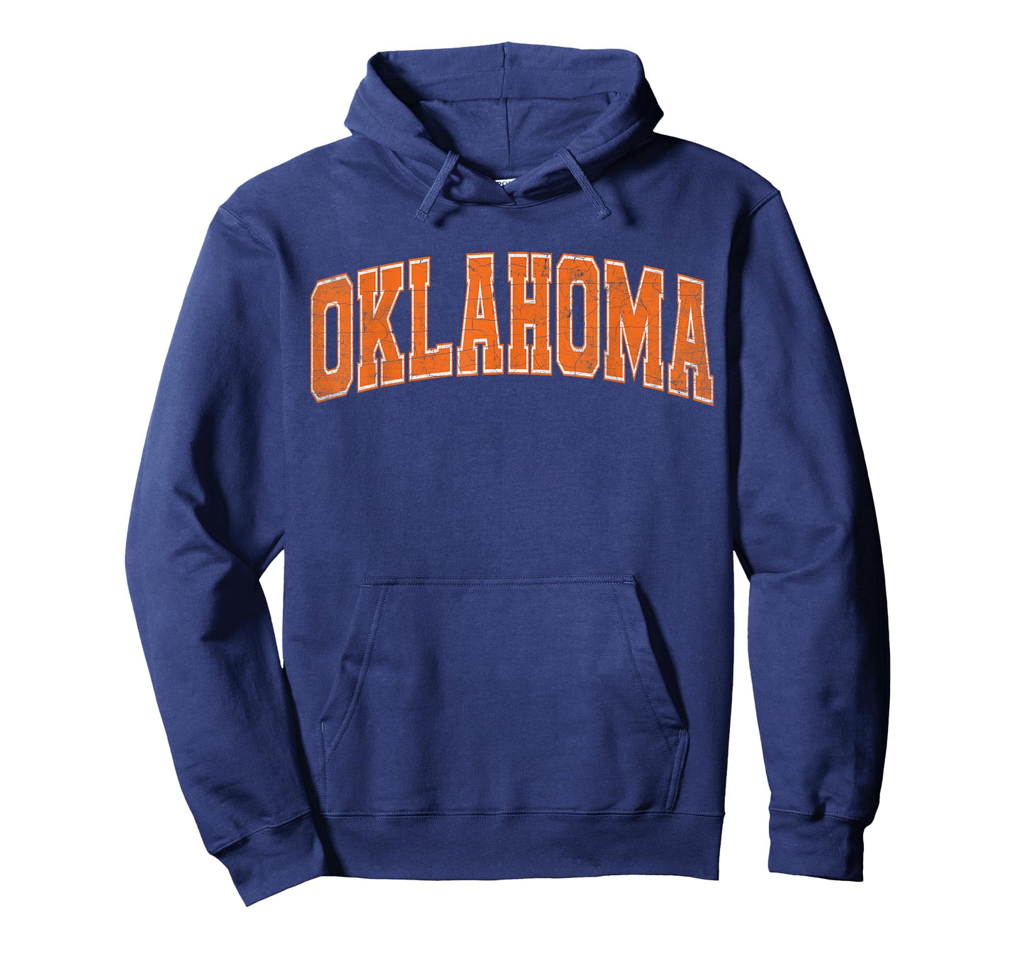 Oklahoma State Retro Orange Varsity Vintage Text T-Shirt
