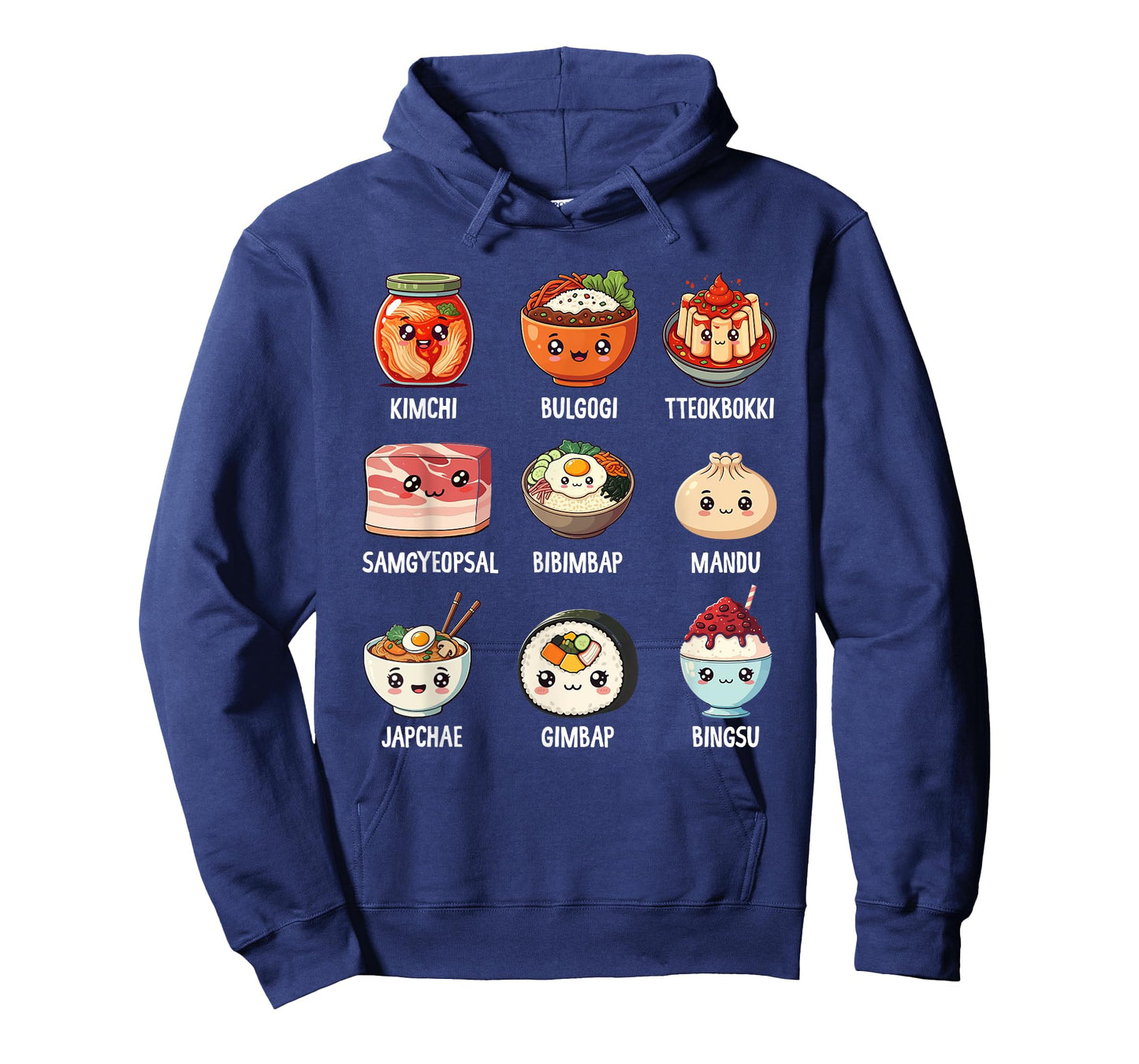 Cute Korean Food Kawaii Design for Food Lovers T-Shirt