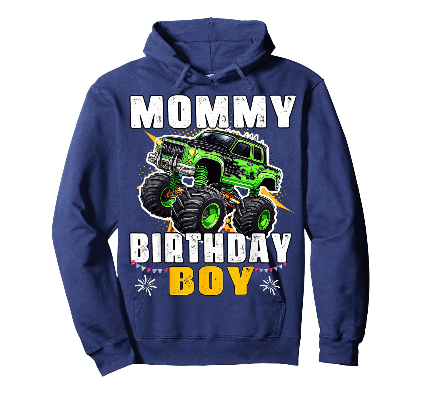 Mommy of The Birthday Boy Monster Truck Mom Family Matching T-Shirt