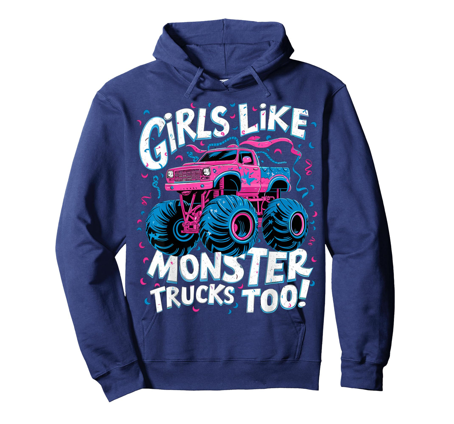 Cute Monster Truck Birthday Party Girl Like Monster Truck T-Shirt