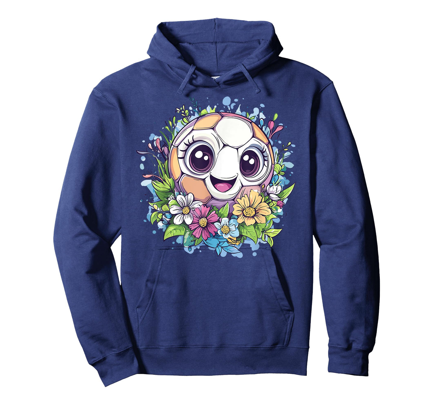 Cute Soccer Ball with Flower Art T-Shirt