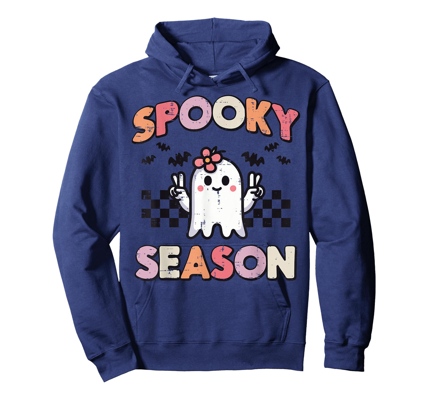 Halloween Ghost Peace Spooky Season Costume Girls Kids Women T-Shirt