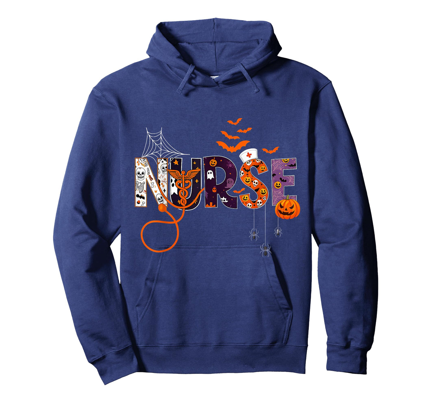 Ghost Nurse Healthcare Worker Cute Nurse Halloween T-Shirt