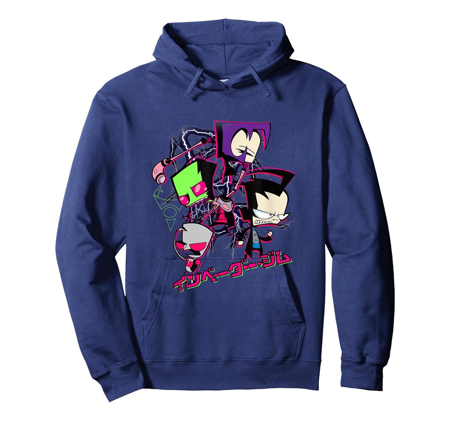 Invader Zim Lightning Storm Anime Characters Collage T-Shirt