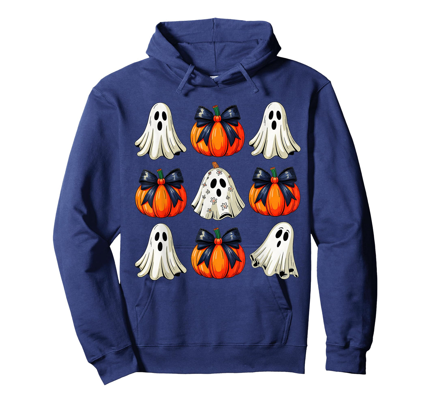 Halloween Coquette Bow Pumpkin Ghost Spooky Boo Women Girls T-Shirt