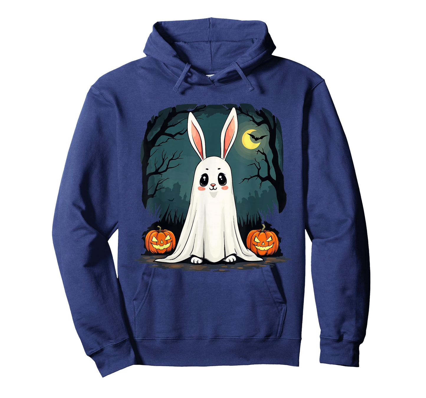 Ghost Bunny Halloween Tee Boohop! Cute Ghost Bunny T-Shirt