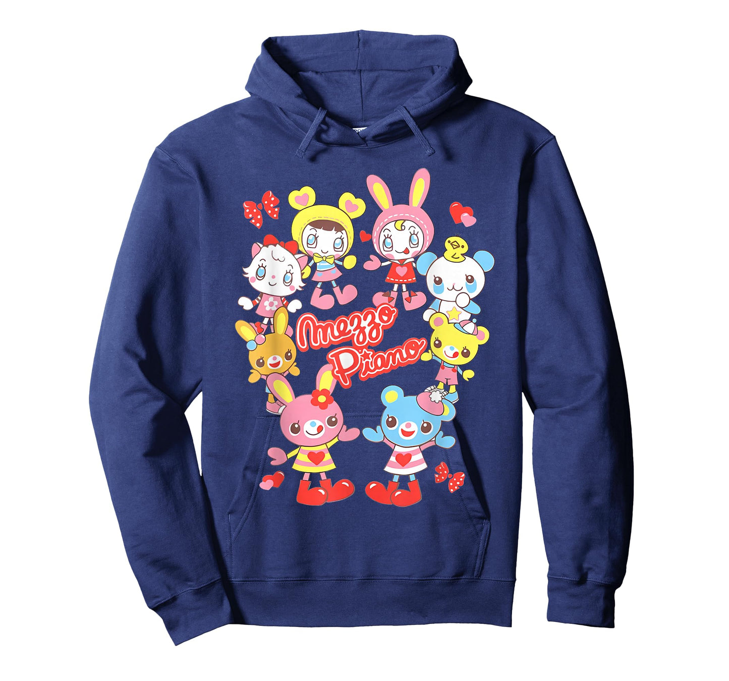 Kawaii Cutecore Mezzo Piano Jojifuku Fashioned T-Shirt