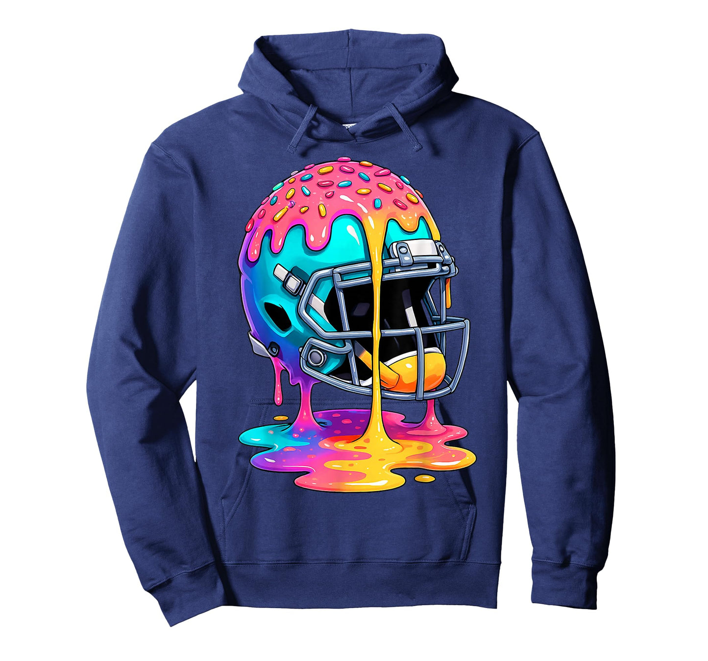 Football Drip Boys Football Ice Cream Sprinkle Respect Drip T-Shirt