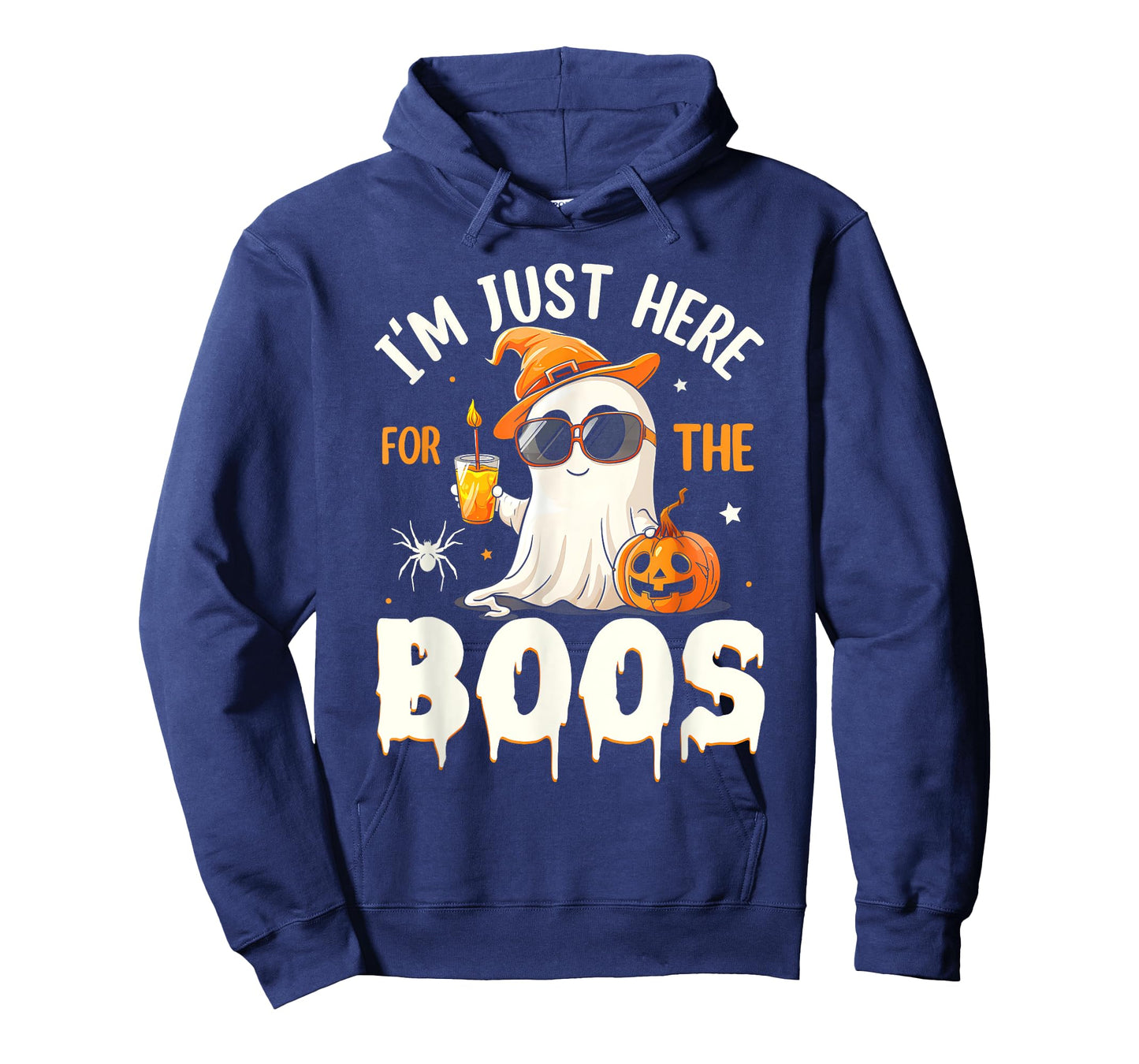Funny Halloween Ghost Costume I'm Just Here For The Boos T-Shirt