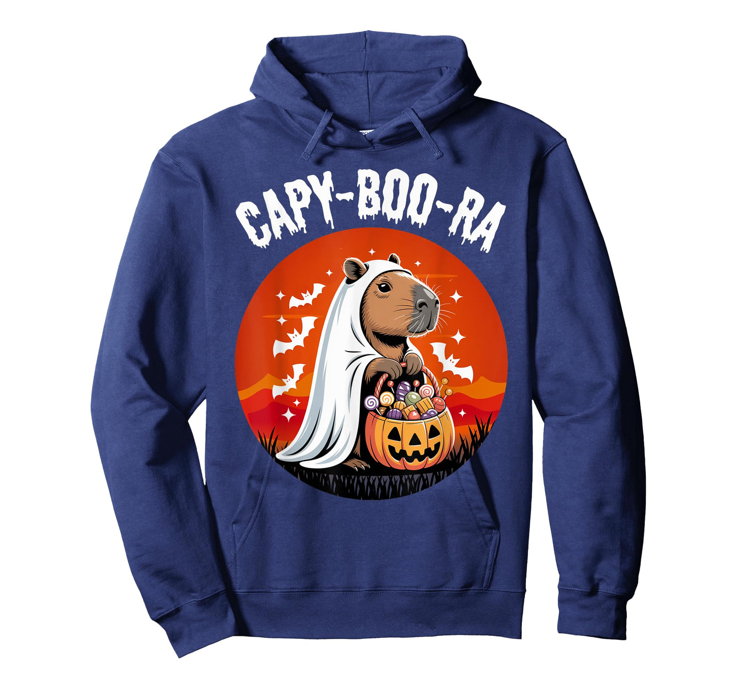 Capy-Boo-ra Ghost Capybara Halloween Costume Candy Gifts T-Shirt