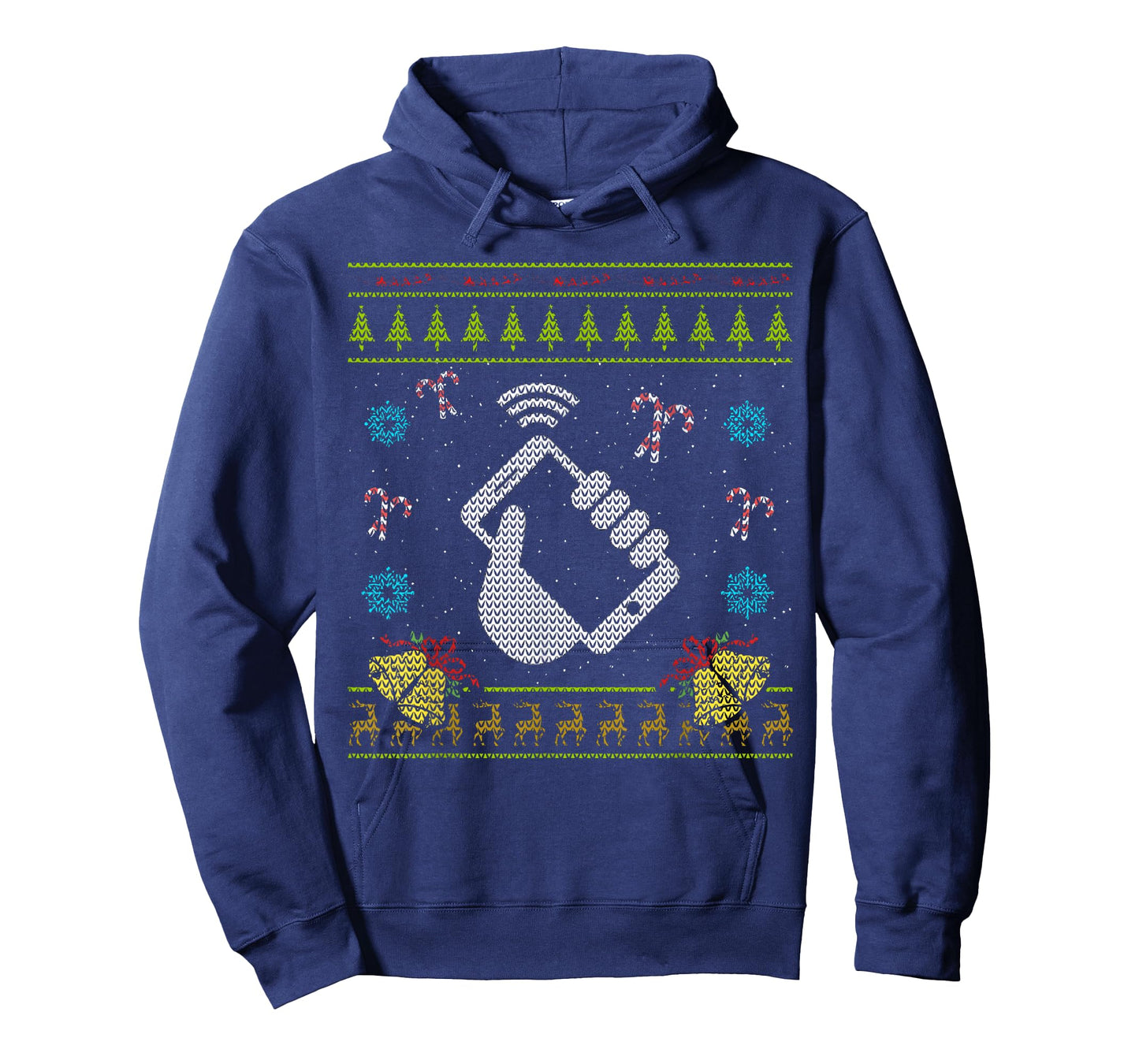 Phone Christmas Ugly Funny Cell Phone Mobile Phone Shirt T-Shirt