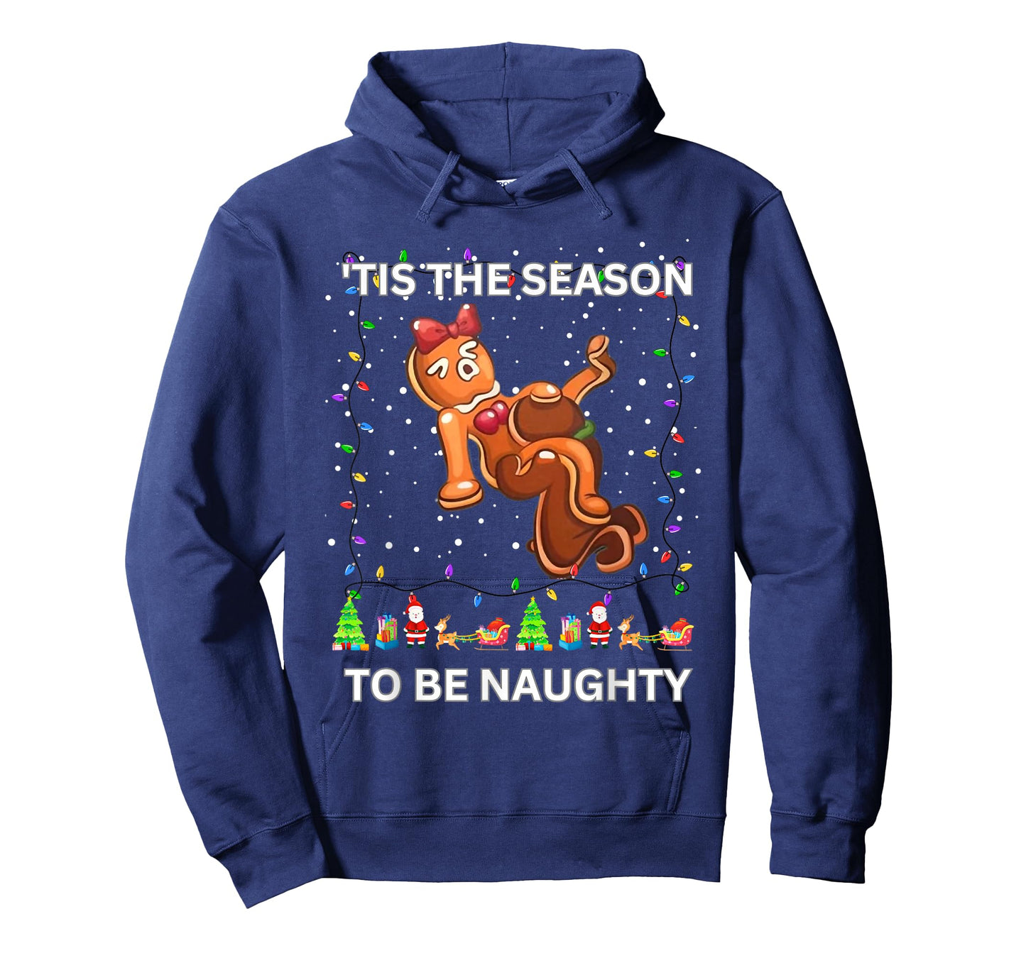 Tis The Season to Be Naughty Ugly Christmas Sweater Dirty T-Shirt
