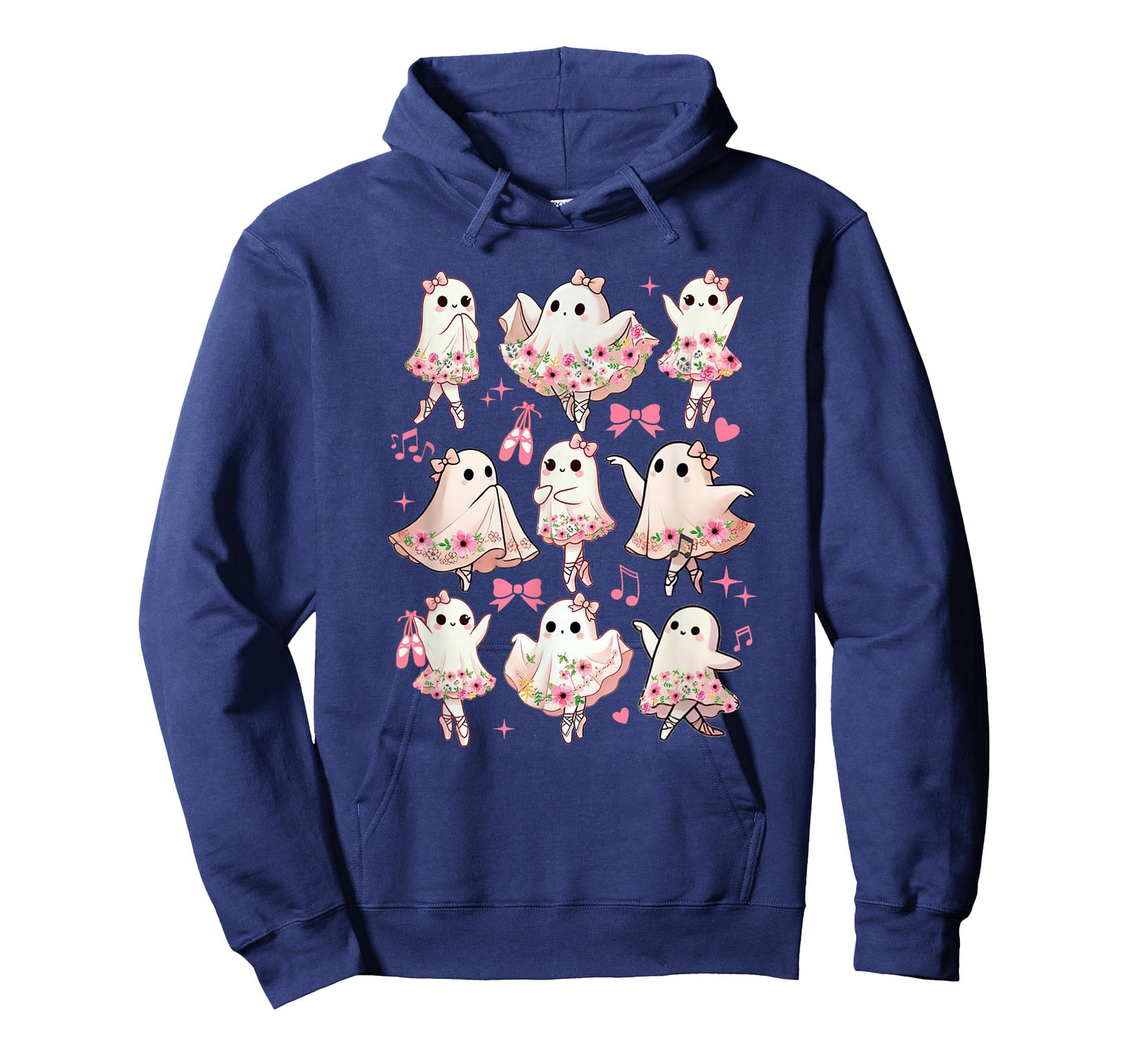 Ballet Ghost Ballet Dancer Spooky Dance Halloween Teacher T-Shirt