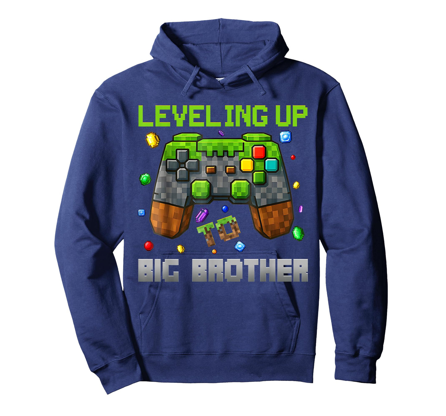 Leveling Up To Big Brother Shirt Funny Gamer Pixel T-Shirt