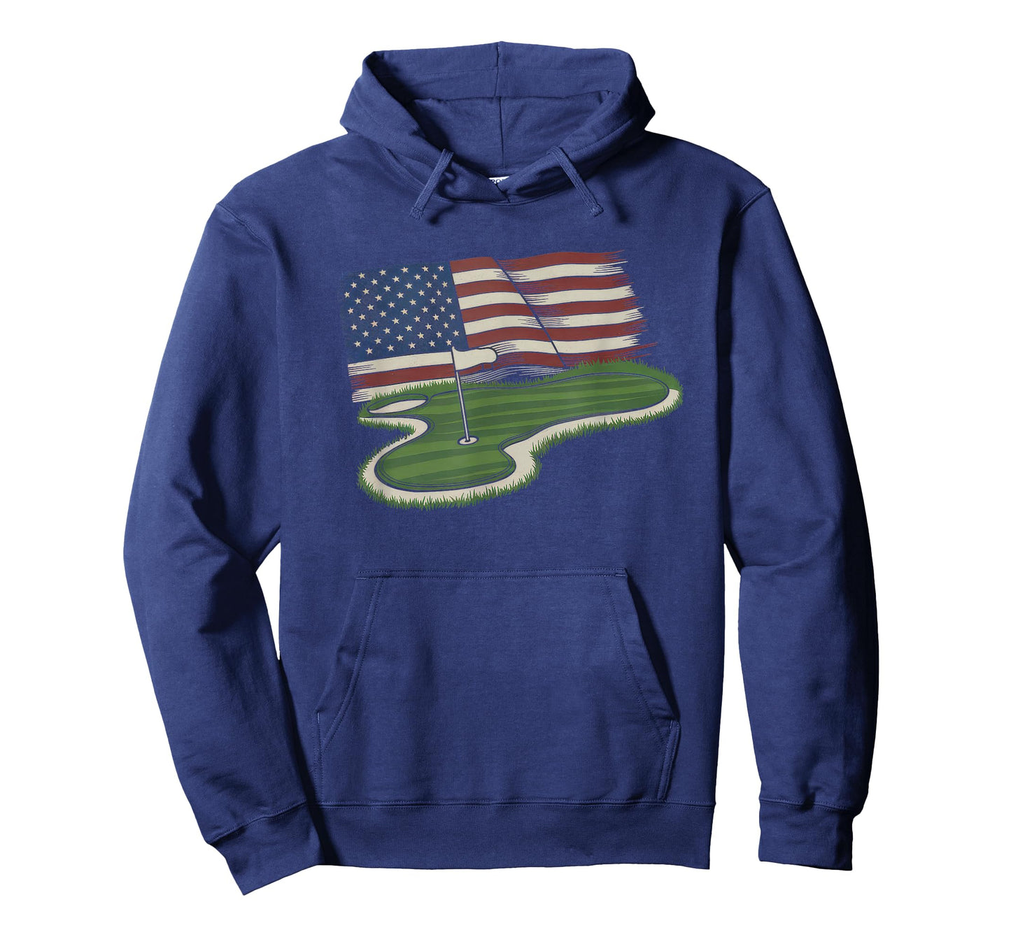 American Flag Golf Tshirt Men Women Golf Club Golfer Golfing T-Shirt