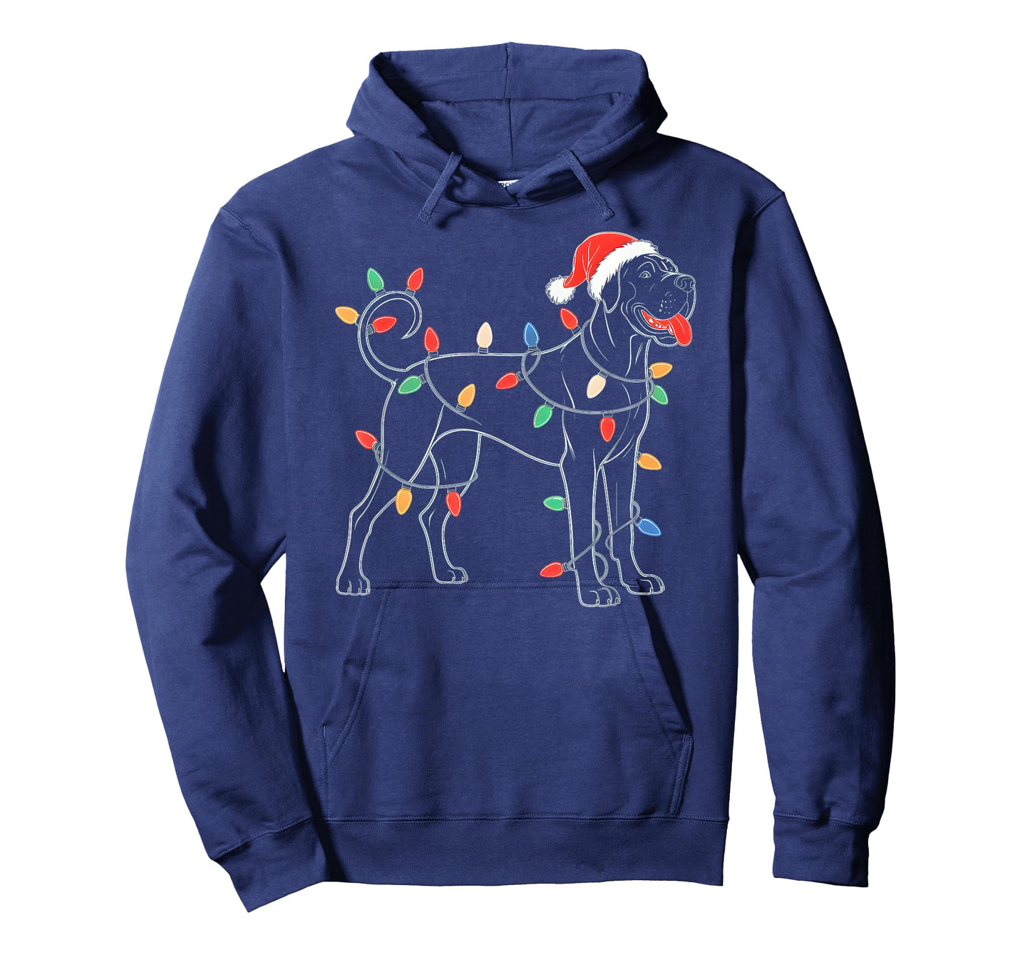 Labrador Retriever Dog Christmas Lights Xmas Pet Animal Dog T-Shirt