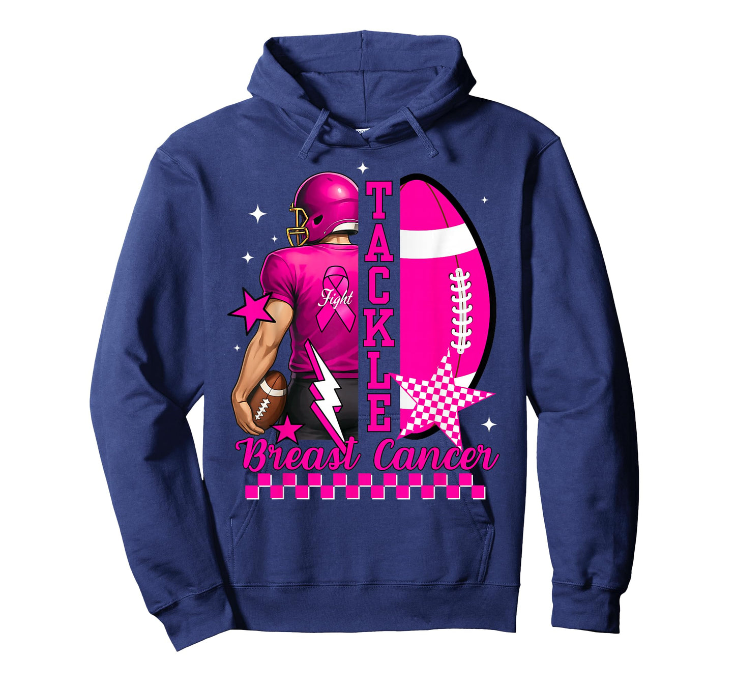 Tackle Breast Cancer Awareness American Football Men Women T-Shirt
