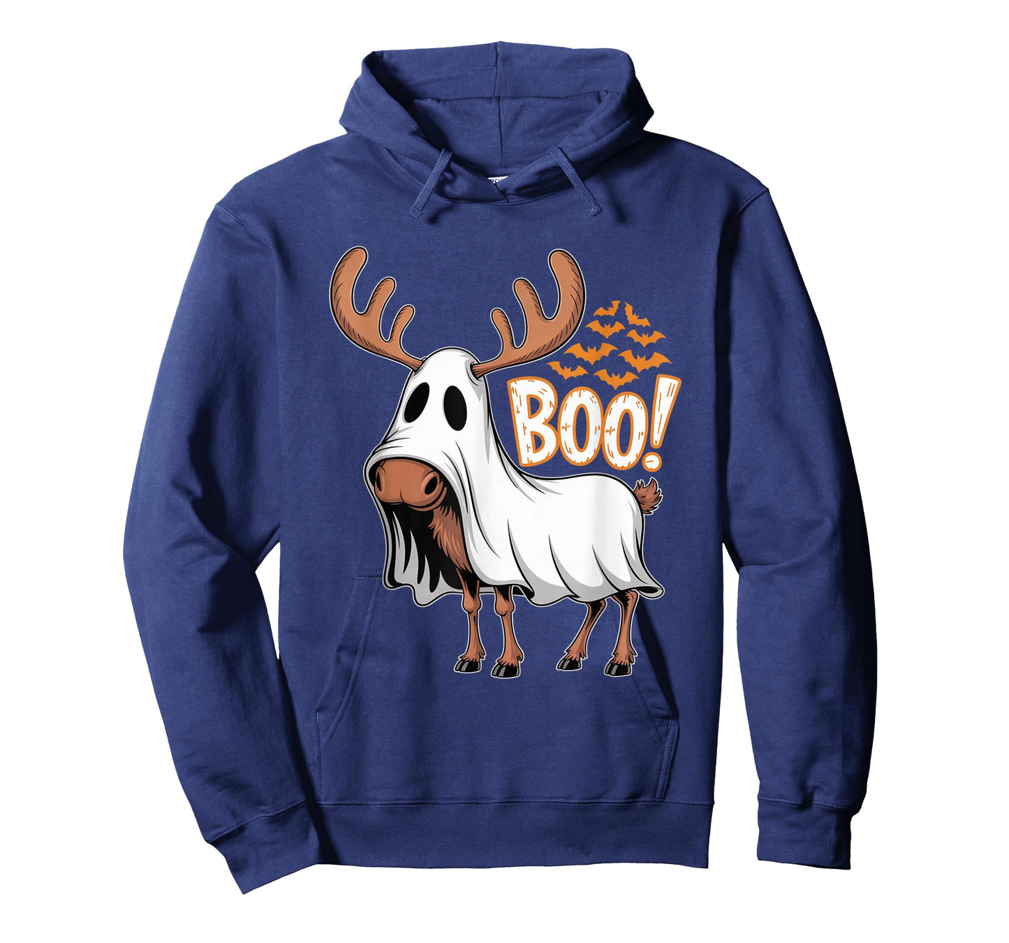 Spooky Moose Ghost Boo Costume Halloween Party T-Shirt