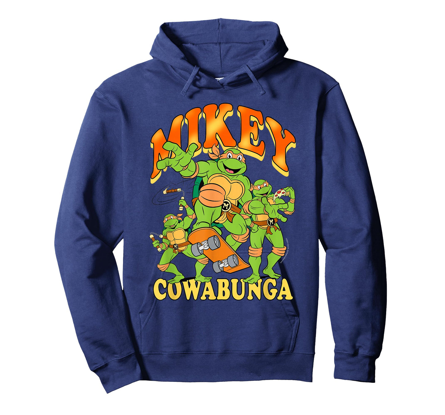 Teenage Mutant Ninja Turtles Mikey Cowabunga Retro Cartoon T-Shirt