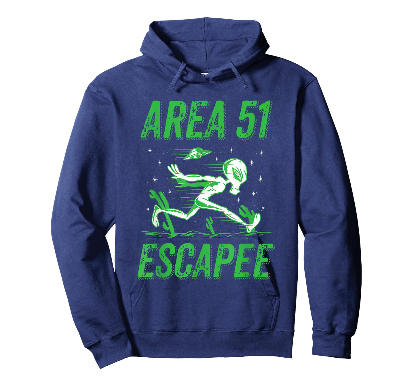 Green Alien Area 51 Escapee T-Shirt