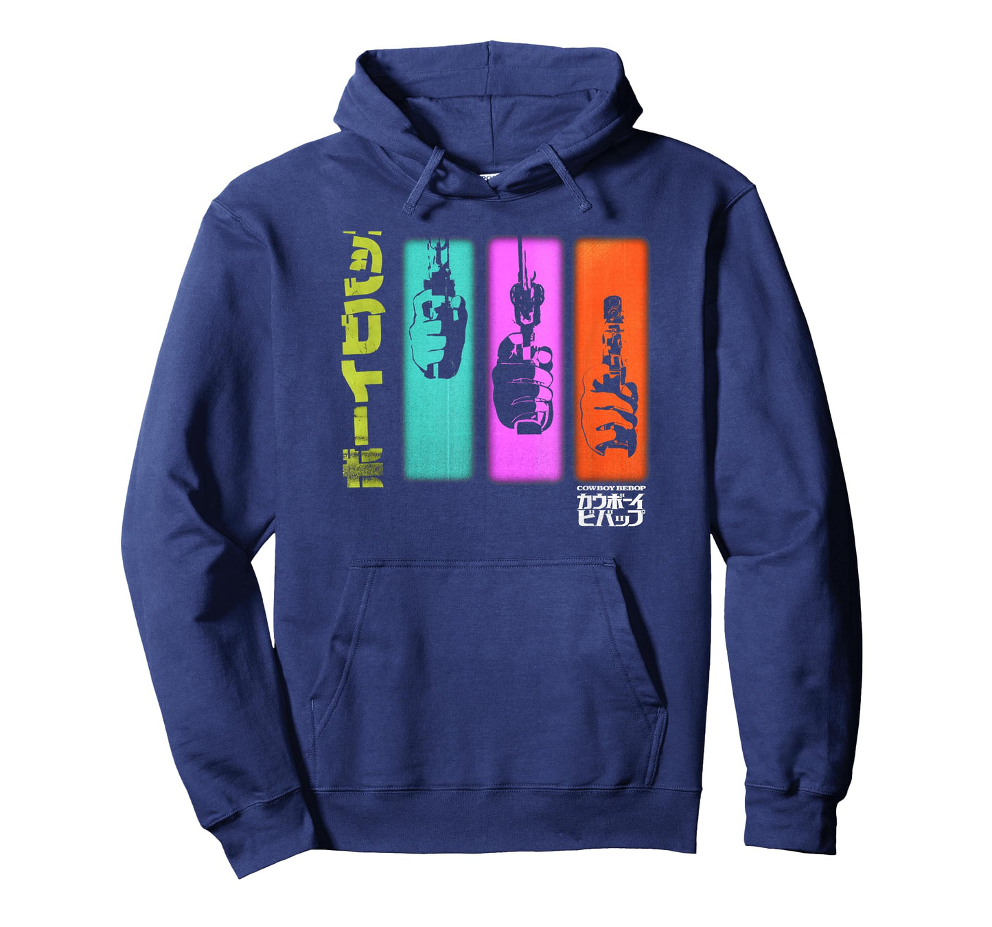 Cowboy Bebop Hand Gun Colorful Panels T-Shirt