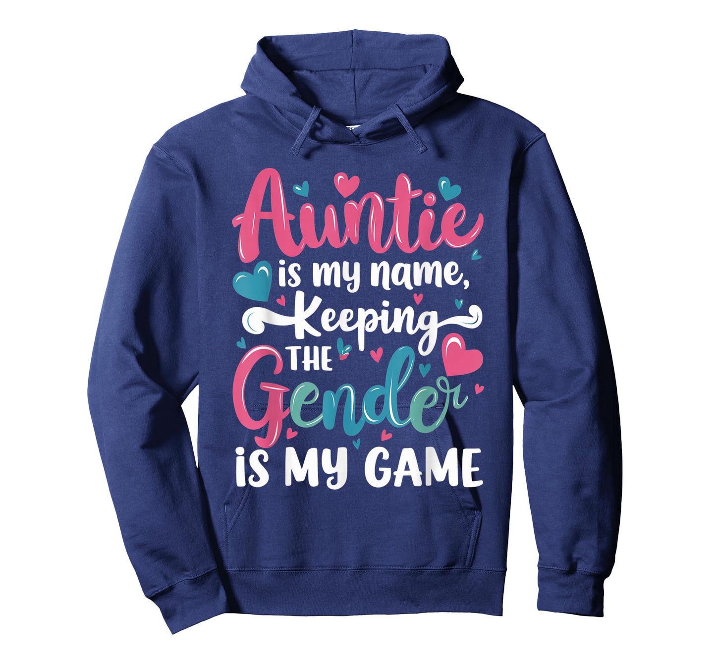 Auntie Is My Name Keeping The Gender Is My Game Reveal Baby T-Shirt