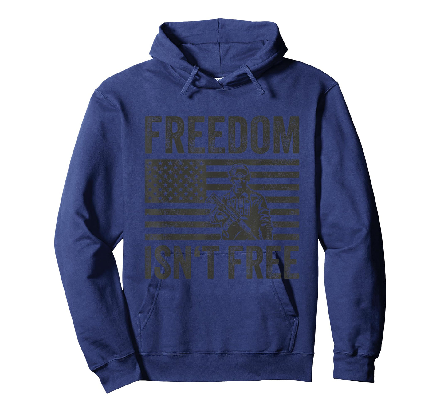 Freedom Isn't Free Proud Soldier US Flag Military Veteran T-Shirt