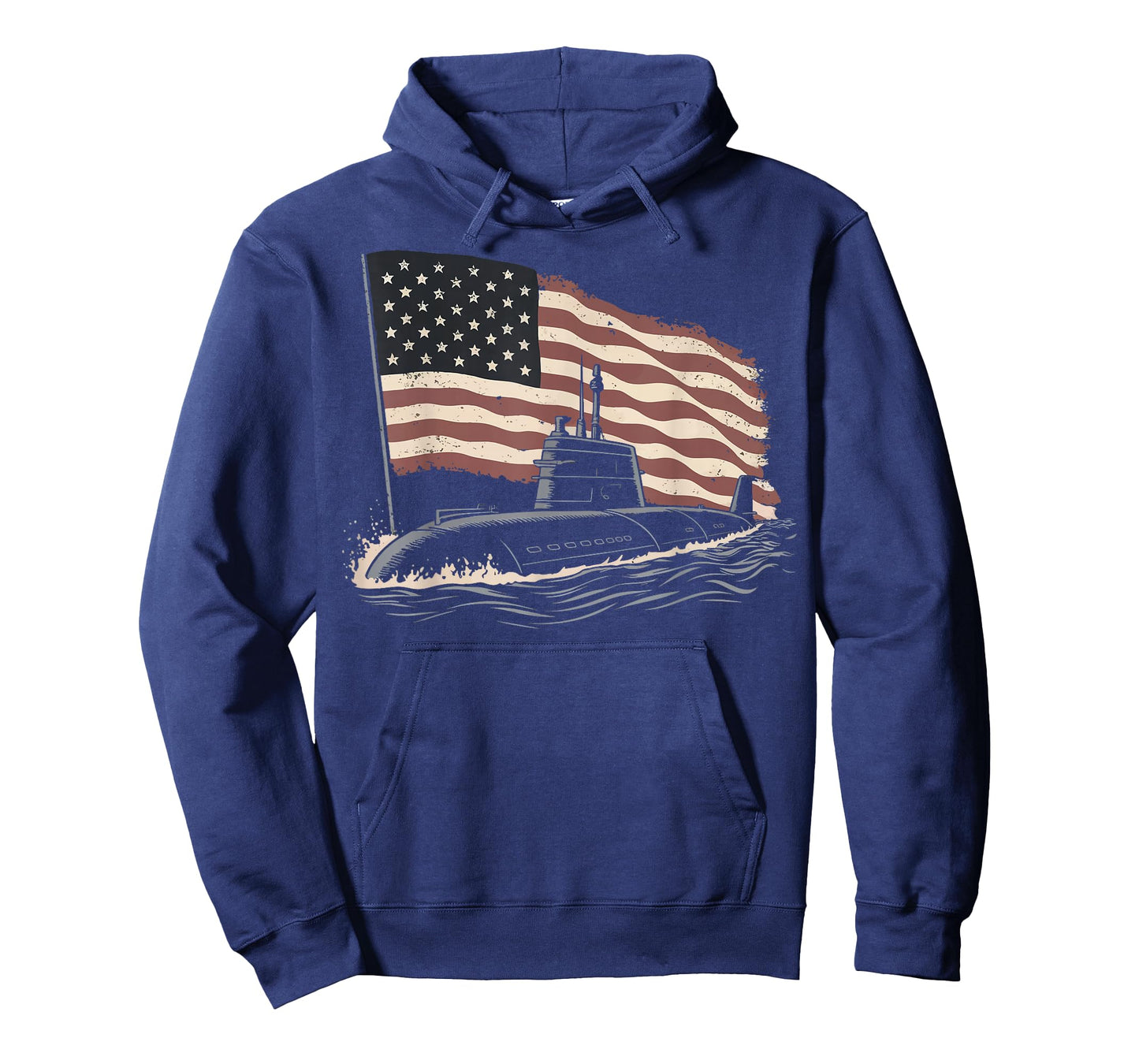 Submarine USA Flag Veteran 4th of July T-Shirt