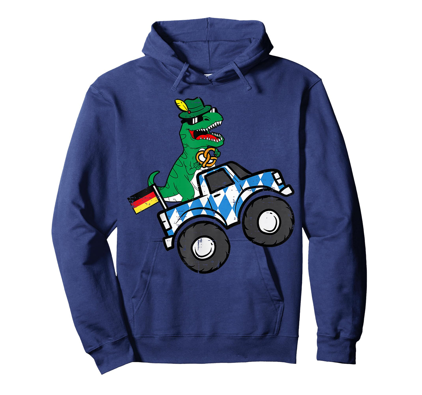 Happy Oktoberfest Dino Monster Truck German Toddler Boys Kid T-Shirt