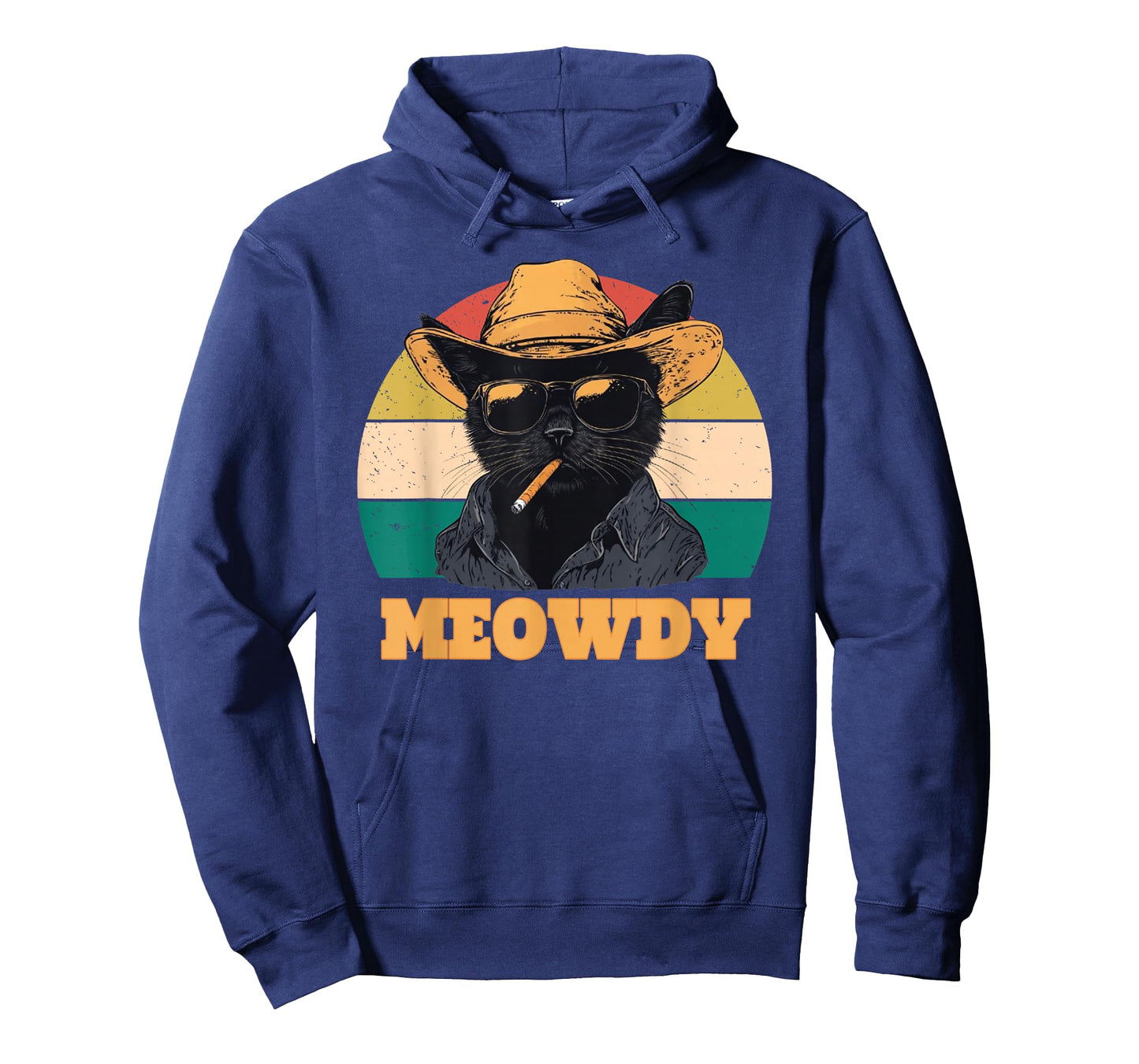 Retro Vintage Meowdy Partner Cowboy Cat Vintage T-Shirt