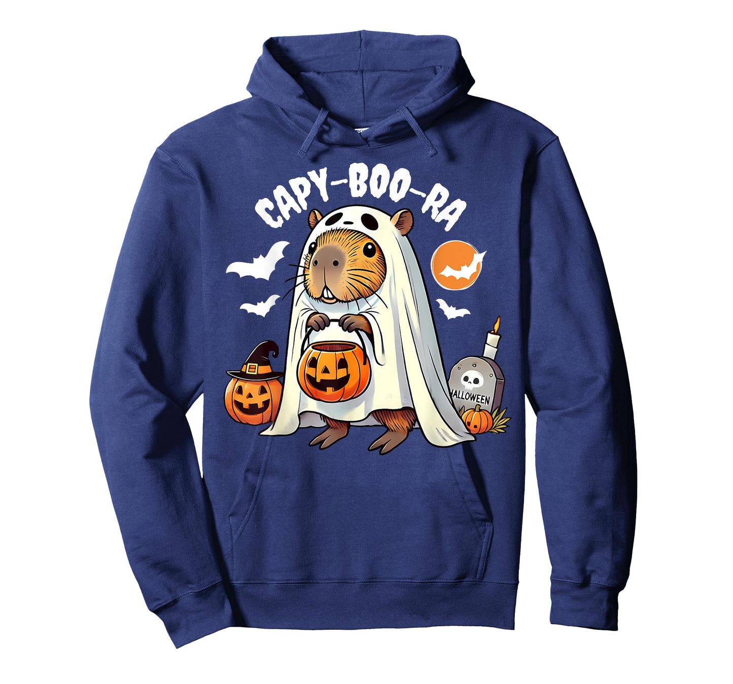 Capy-boo-ra Cute Capybara Ghost Funny Halloween Capy Lovers T-Shirt