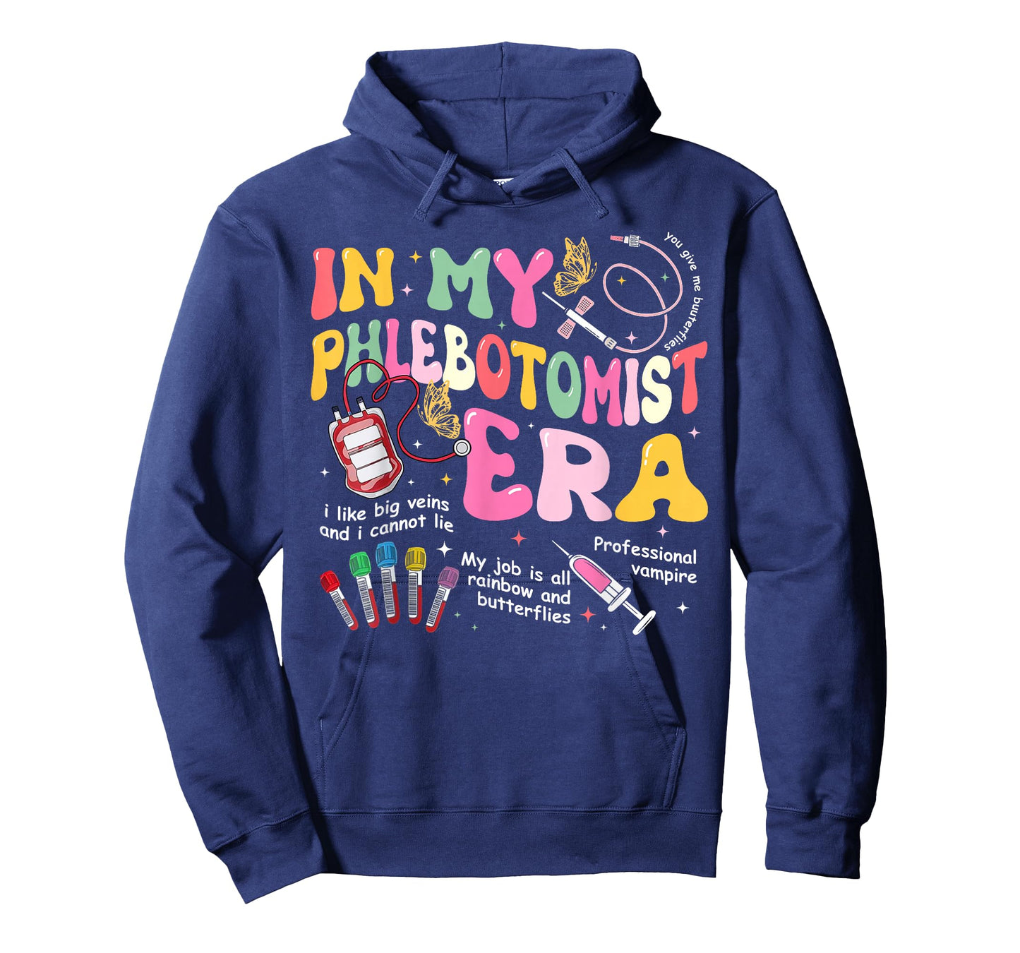 Groovy in My Phlebotomist Era Phlebotomy Tech Phleb Nurse T-Shirt