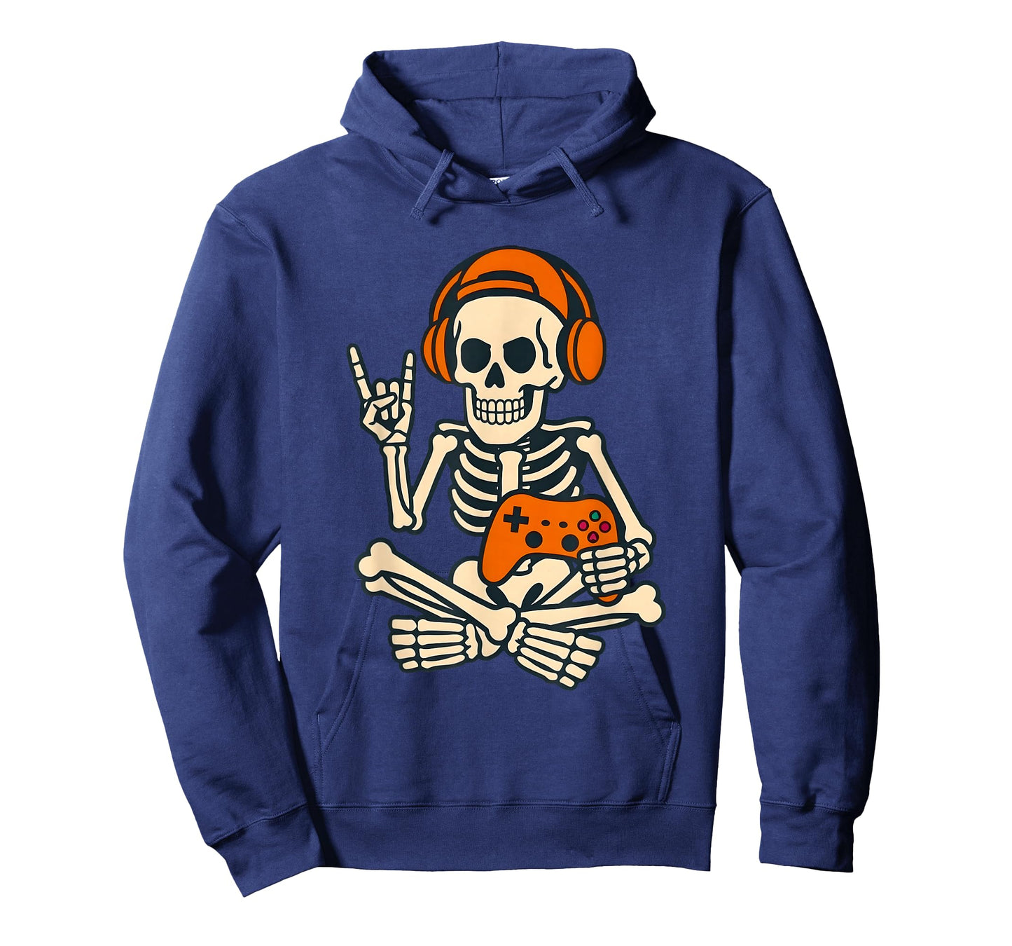 Halloween Skeleton Gamer Video Gaming Boys Men Kids Tees T-Shirt