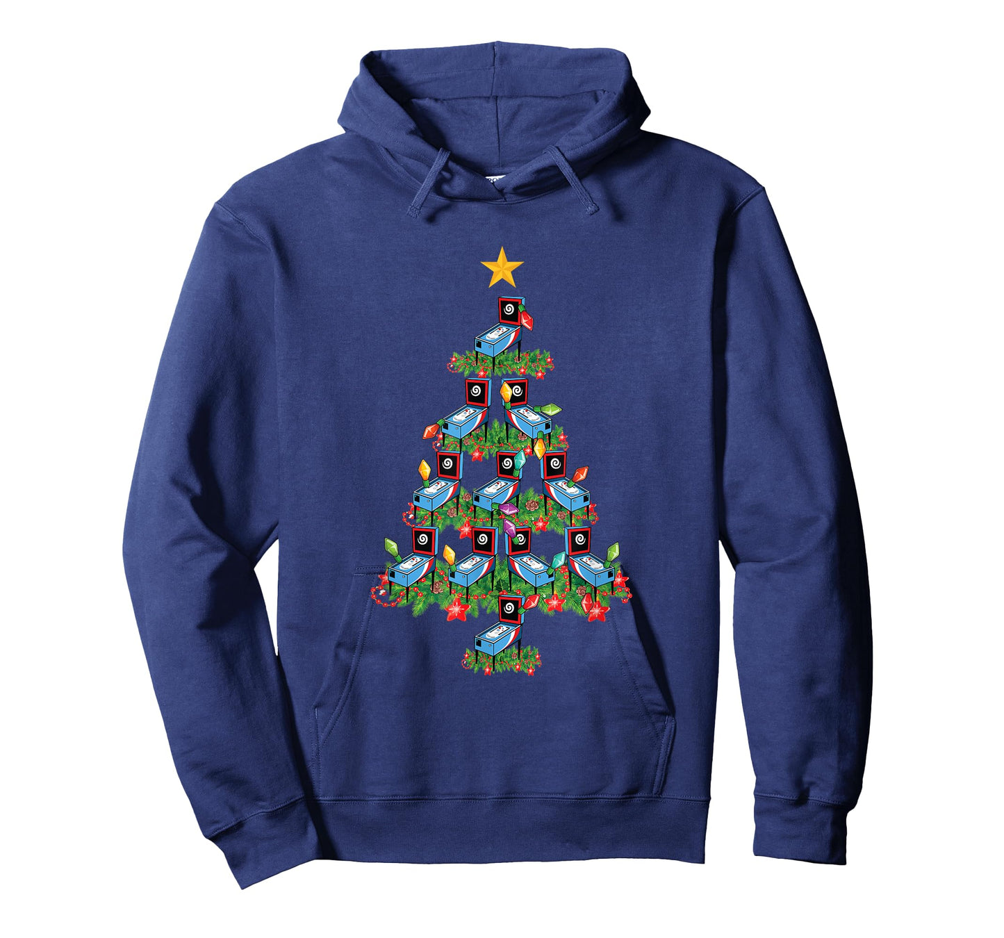 Pinball Machine Retro Arcade Game Gamer Pinball Christmas T-Shirt