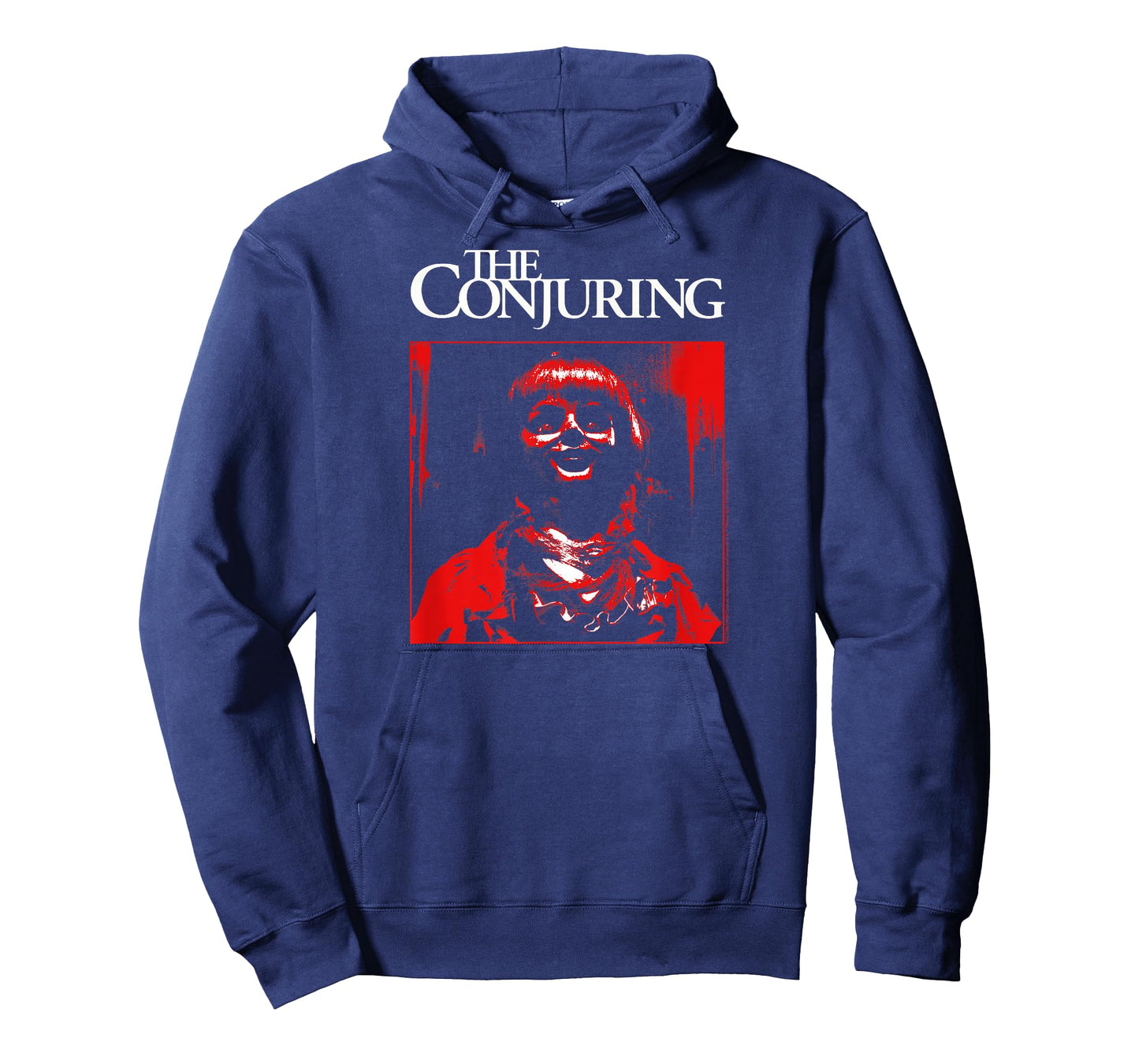 The Conjuring Red Annabelle Photo with Logo Horror Movie T-Shirt