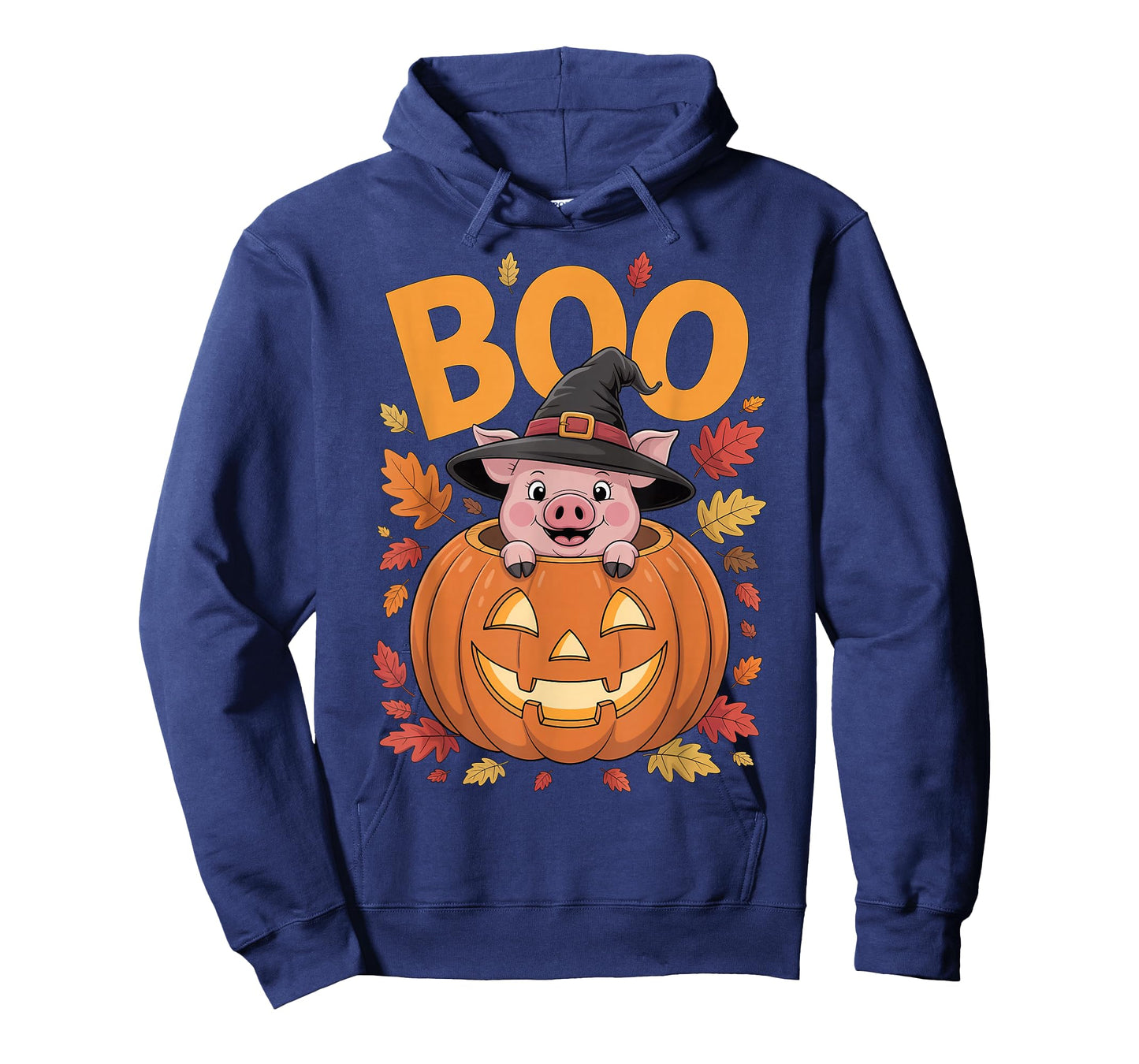 Pig Costume on Pumpkin Halloween Pig T-Shirt