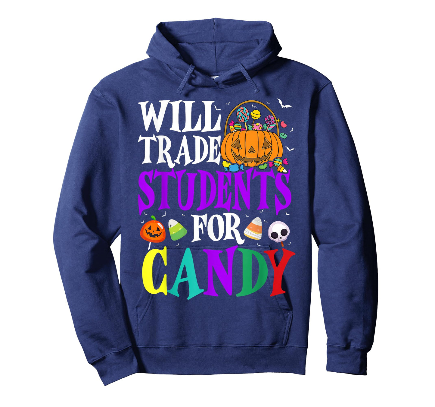 Will Trade Students For Candy Halloween Costume Teacher T-Shirt
