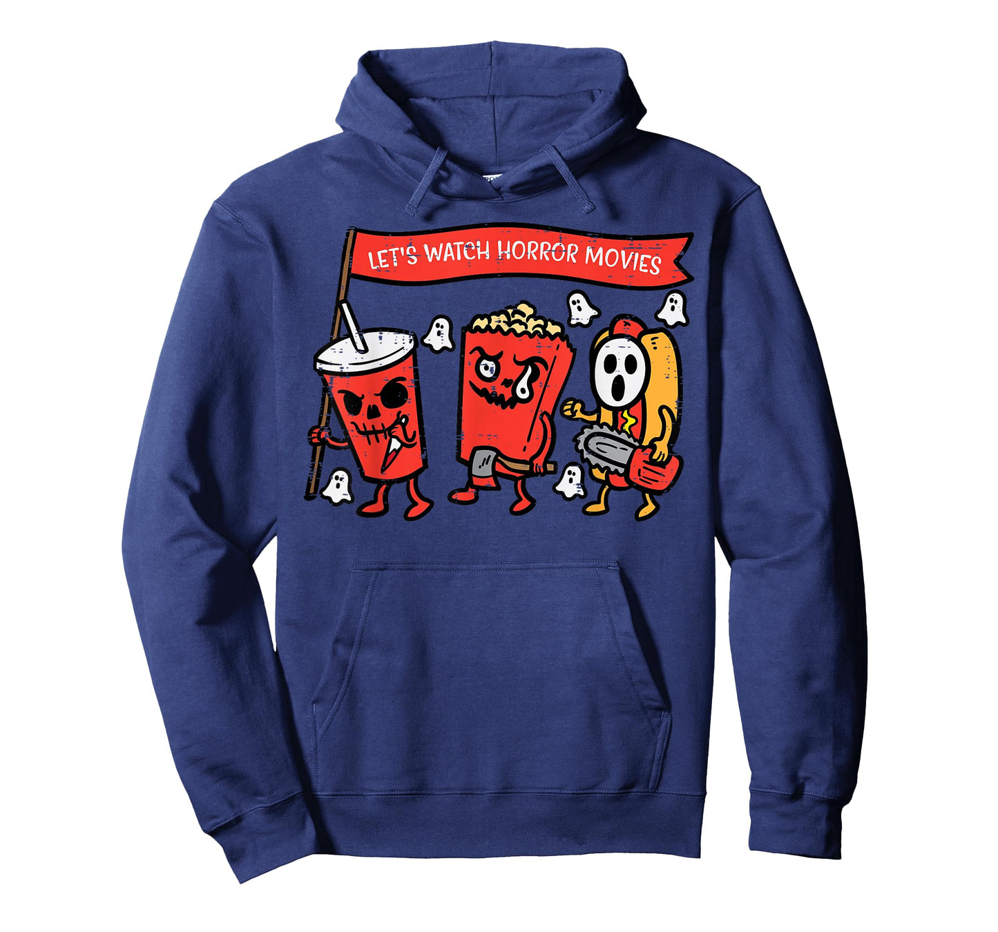 Let's Watch Horror Movies Funny Halloween Men Women Kids T-Shirt