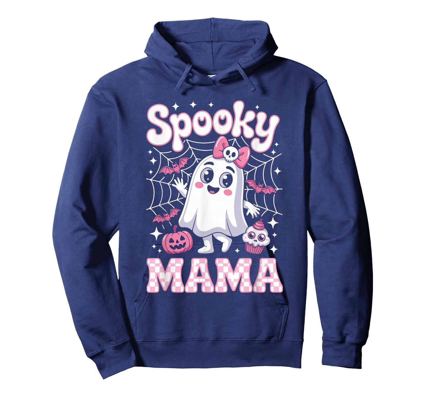 Spooky Mama Halloween Costume Funny Ghost T-Shirt